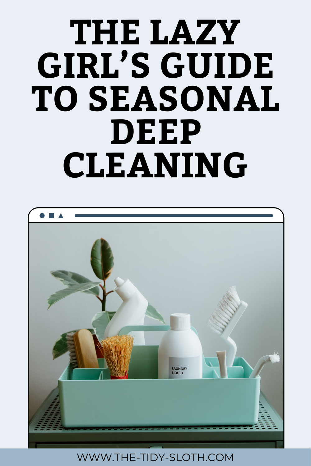 Deep Cleaning House Checklist