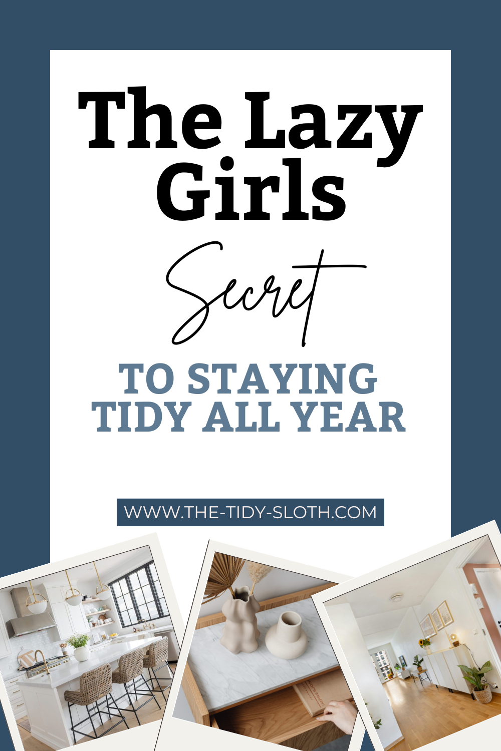 tidy up