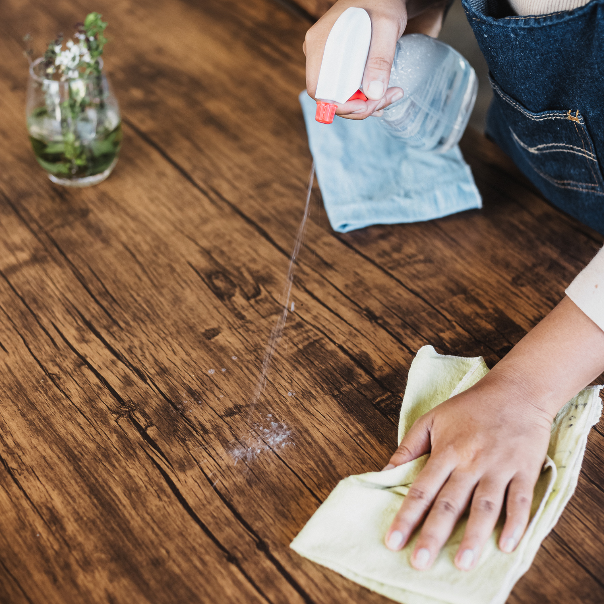 household cleaning routine